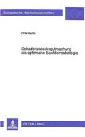 Schadenswiedergutmachung als opfernahe Sanktionsstrategie: Eine Dogmatisch-Empirische Untersuchung