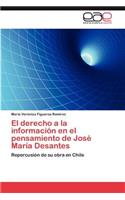 Derecho a la Informacion En El Pensamiento de Jose Maria Desantes