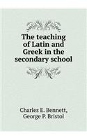 The teaching of Latin and Greek in the secondary school
