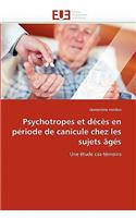 Psychotropes Et Décès En Période de Canicule Chez Les Sujets Âgés