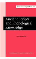 Ancient Scripts and Phonological Knowledge: (116 Current Issues in Linguistic Theory)