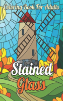Stained Glass Coloring Book For Adults