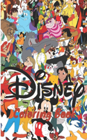 Disney Coloring book: The latest high quality images of DISNEY for adults and kids