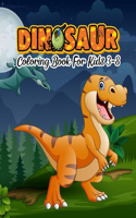 Dinosaur Coloring Book For Kids 3-8