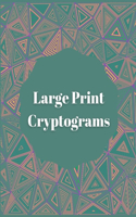 Large Print Cryptograms