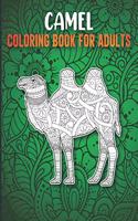 Camel Coloring Book for Adults