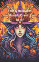 Spooky Halloween Mandala Coloring Book