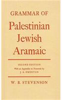 Grammar of Palestinian Jewish Aramaic