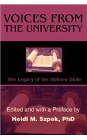 Voices from the University: The Legacy of the Hebrew Bible(English)