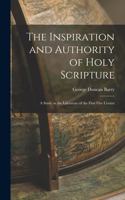 Inspiration and Authority of Holy Scripture