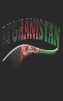 Afghanistan Notebook: Afghanistan Flag Notebook, Travel Journal to write in, College Ruled Journey Diary