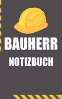 Bauherr Notizbuch