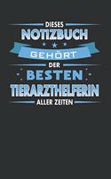 Dieses Notizbuch Gehört Der Besten Tierarzthelferin Aller Zeiten