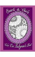 Swirls & Curls Color Over Background's Book
