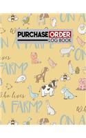Purchase Order Log Book: (203 Purchase Order Log Book)
