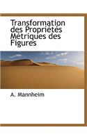 Transformation Des Propri T?'s S Triques Des Figures