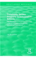 Community Service Programs in Independent Schools