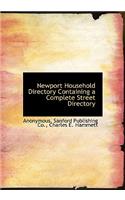 Newport Household Directory Containing a Complete Street Directory