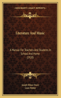 Literature And Music