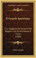 Il Grande Ipnotismo: E La Suggestione Ipnotica Nei Rapporti Col Diritto Penale E Civile (1886)