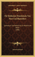 Die Mulheimer Bruchstucke Von Flors Und Blanzeflors