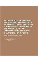 A Compendious Grammar of the Egyptian Language. with an Appendix Consisting of the Rudiments of a Dictionary of the Ancient Egyptian Language in the Enchorial Character, 3 by T. Young: (English)