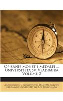 Opisanie Monet I Medalei ... Universiteta Sv. Vladimira Volume 2