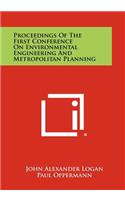 Proceedings of the First Conference on Environmental Engineering and Metropolitan Planning