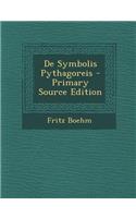de Symbolis Pythagoreis