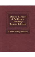 Stories & Verse of Williams