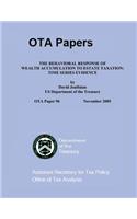 Behavioral Response of Wealth Accumulation to Estate Taxation