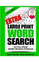 Extra Large Print Word Search Volume 3