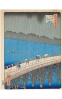 Downpour at Ohashi Bridge in Atake, Ando Hiroshige. Blank Journal