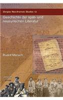 Geschichte Der Spat- Und Neusyrischen Literatur