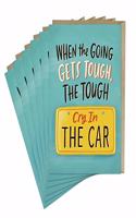 6-Pack Em & Friends Cry In The Car Empathy Card