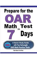 Prepare for the OAR Math Test in 7 Days