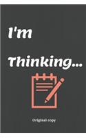 I'm thinking