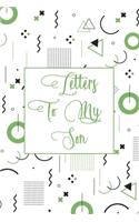 letters to my son: Baby theme mom notebook to record precious memories of her son with additional pages to paste photos - notes to my son - expectant parerents gifts
