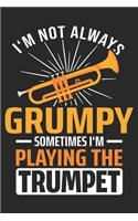 I'm Not Always Grumpy Sometimes I'm Playing The Trumpet