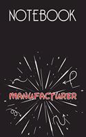 MANUFACTURER Notebook, Simple Design