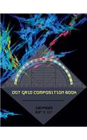 Dot Grid Composition Book: Fractal, Protractor, Math Theme, School Notebook, 100 pages, 8.5x11 inches