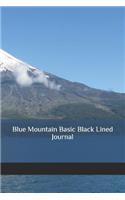 Blue Mountain Basic Black Lined Journal