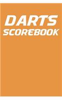 Darts Scorebook: 6x9 Darts Scorekeeper with Checkout Chart and 100 Scorecards