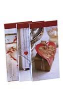 Christmas Hearts Memo Pads