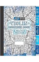 Violin Homework Book and Practice Tracker (Blue): Staff Paper, Manuscript Paper, Theory Tools, Practice Planner, For Kids or Adults, Notebook Paper, ... Violin Homework Book and Practice Tracker)