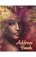 Address Book: Large Print Book for Seniors or the Visually Impaired, Large Size Book 8 1/2 X 11