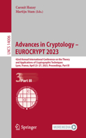 Advances in Cryptology - Eurocrypt 2023