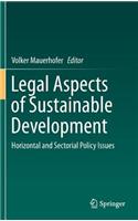 Legal Aspects of Sustainable Development