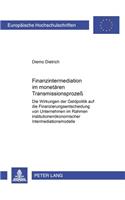 Finanzintermediation Im Monetaeren Transmissionsprozeß