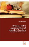 Hypergeometric representations of Legendre's functions